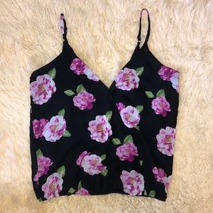 Floral cropped top